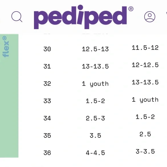 PEDIPED Dani Silver leather sneakers no tie girl’s tennis shoes size 33 1.5 2 - Picture 5 of 17